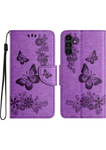 Samsung Galaxy A15 5g Cüzdan Kılıf Pu Deri Telefon Kapağı (Yurt Dışından)
