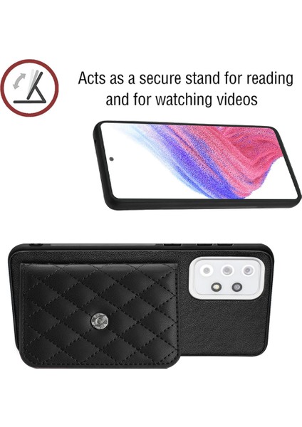 Samsung Galaxy A33 5g Anti-Şok Deri+Tpu Telefon Kılıfı ve Kart Çantalı (Yurt Dışından) fiyatları