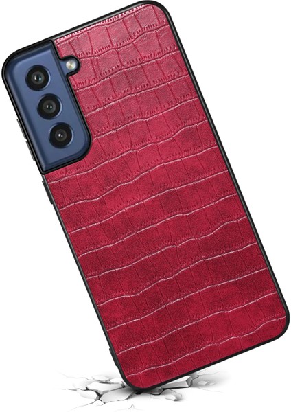 Samsung Galaxy S21 Fe 5gs Timsah Dokulu Deri Kaplı Hibrit Telefon Kılıfı (Yurt Dışından) modelleri