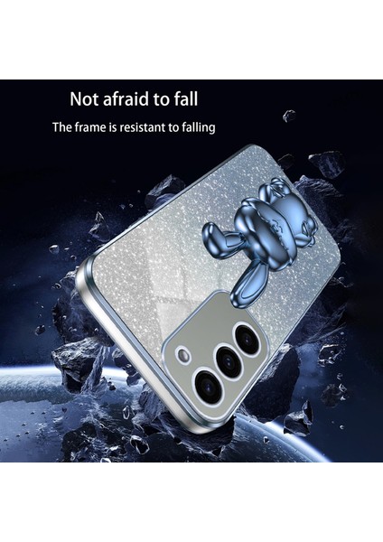 Samsung Galaxy S23+ Kickstand'lı, Düşmeye Dayanıklı Parıltılı Telefon Kılıfı (Yurt Dışından) indirimleri