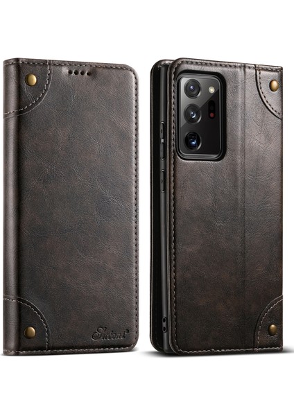 Samsung Galaxy NOTE20 Ultra Deri+Tpu Telefon Kılıfı (Yurt Dışından)