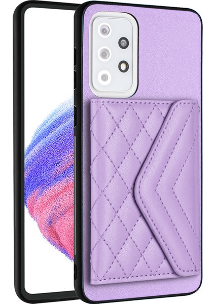 Samsung Galaxy A33 5g Anti-Şok Deri+Tpu Telefon Kılıfı ve Kart Çantalı (Yurt Dışından)