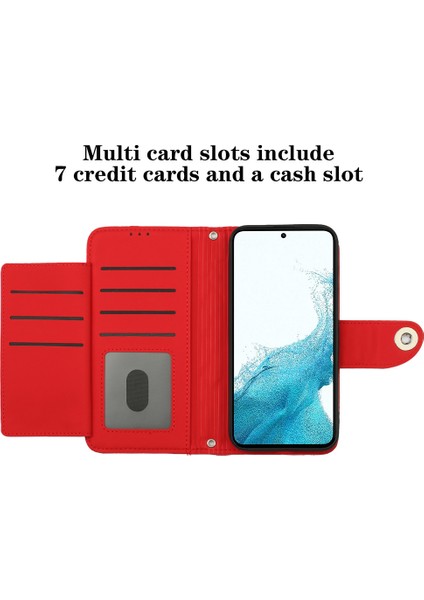 Samsung Galaxy S22 5g Anti-Drop Deri Telefon Kılıfı (Yurt Dışından)