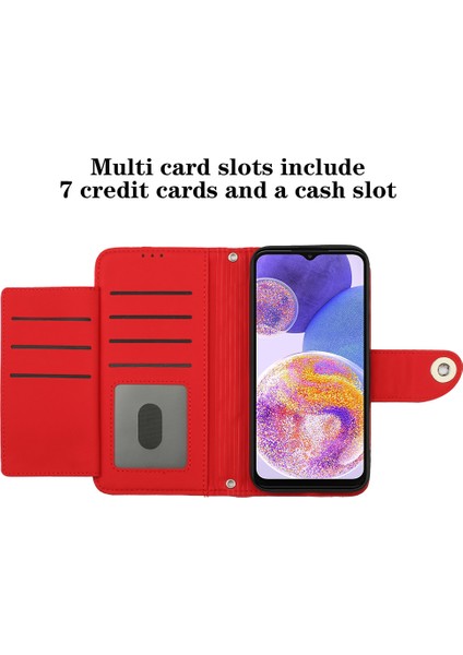 Samsung Galaxy A53 5g Anti-Drop Telefon Kılıfı Deri Kapak Çevirin (Yurt Dışından)