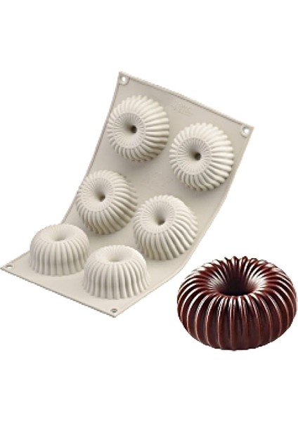 Çoklu Silikon Tart Kek Pasta Tatlı Kalıbı - SF126