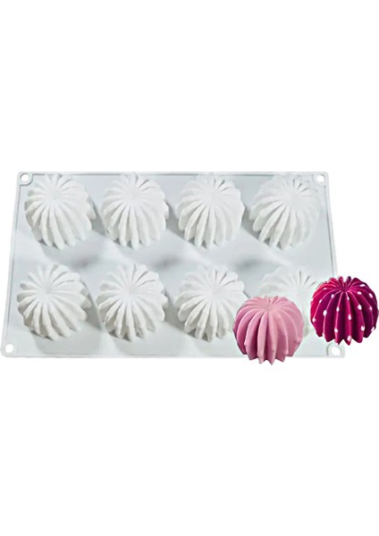 Çoklu Silikon Tart Kek Pasta Tatlı Kalıbı - SF130