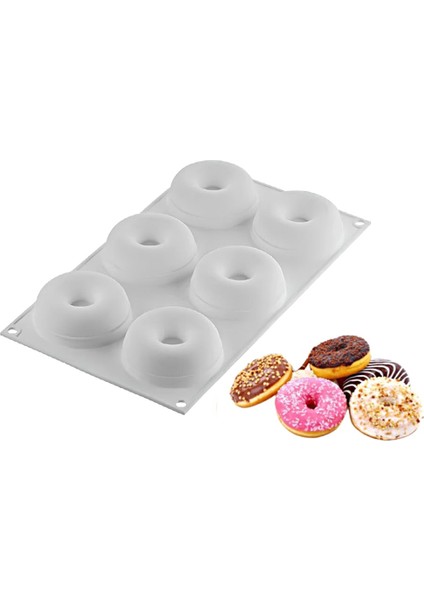 Çoklu Silikon Tart Kek Pasta Tatlı Kalıbı - SF178