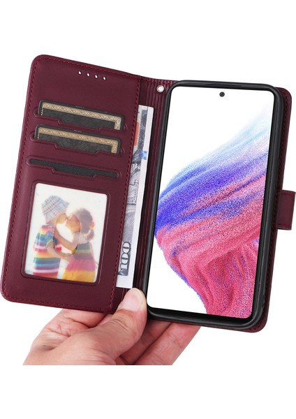 Samsung Galaxy A73 5g Deri Kapaklı Çıkarılabilir Manyetik Cüzdan Telefon Kılıfı (Yurt Dışından) indirimleri