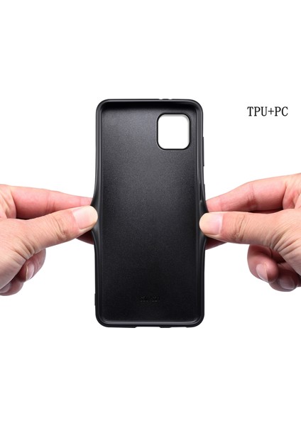Samsung Galaxy A22 5g Pu Deri Parmak Izine Dayanıklı Arka Kapak (Yurt Dışından)