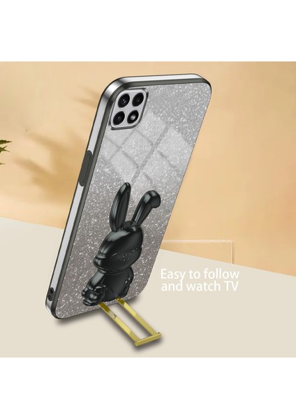 Samsung Galaxy A22 5g Anti-Şok Kickstand Telefon Kapağı (Yurt Dışından)