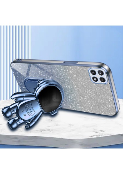 Samsung Galaxy A22 5g Toz Geçirmez Telefon Kılıfı Kickstand Pc+Tpu Kılıfı (Yurt Dışından)
