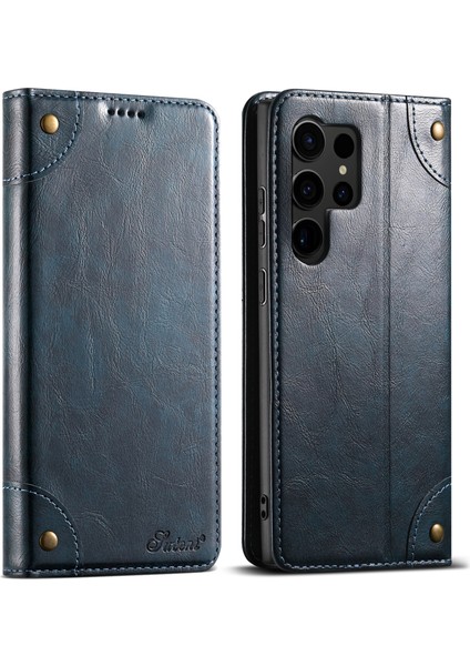Samsung Galaxy S22 Ultra 5g Cüzdan Kılıf Deri+Tpu Telefon Kapağı (Yurt Dışından)