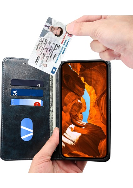 Samsung Galaxy S22 Ultra 5g Cüzdan Kılıf Deri+Tpu Telefon Kapağı (Yurt Dışından)