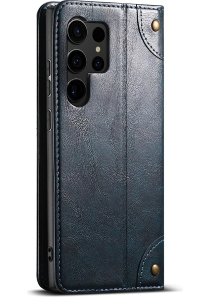 Samsung Galaxy S22 Ultra 5g Cüzdan Kılıf Deri+Tpu Telefon Kapağı (Yurt Dışından)