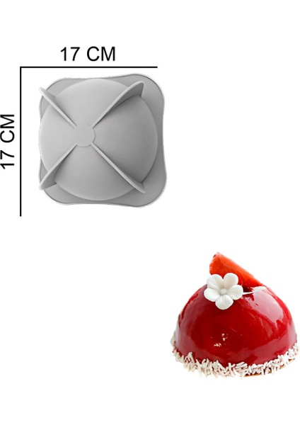 Çoklu Silikon Tart Kek Pasta Tatlı Kalıbı - SF170