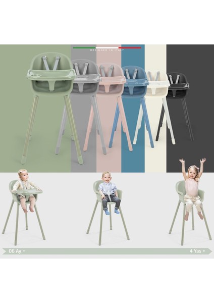 Sorte 2in1 Bebek Mama Sandalyesi ve Çocuk Sandalyesi Yeşil fırsatları