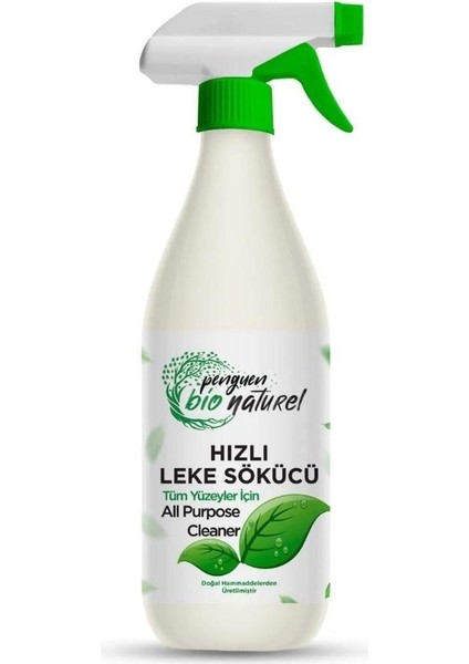 Bio Naturel Çok Amaçlı Hızlı Leke Sökücü Sprey 12 Adet x 1000 Ml.