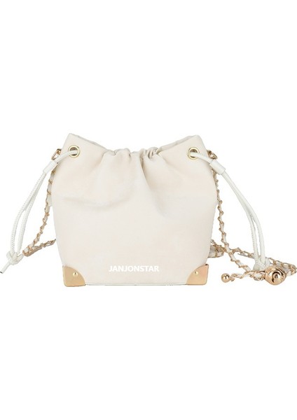 Moda Kova Çanta Kadın 2024 Yeni Bahar ve Yaz Rahat Omuz Çantası Doku Batı Tarzı Crossbody Çanta (Yurt Dışından)