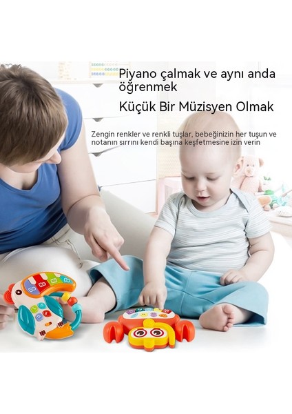 Bebek Hayvan Müziği Erken Eğitim Piyanosu 0-1 Su Çocuk Oyuncağı 6-12 Ay ve Üzeri Bebekleri Rahatlatmak Için Ikna Edici Eser (Yurt Dışından) fırsatları