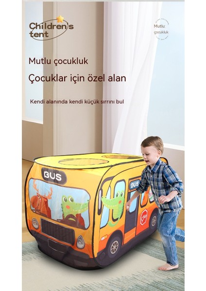 Çocuk Açık Oyuncak Oyun Evi Interaktif Oyun Evi Kapalı Çadır Otomatik Açılır Oyun Çadırı Özel Mat (Yurt Dışından)