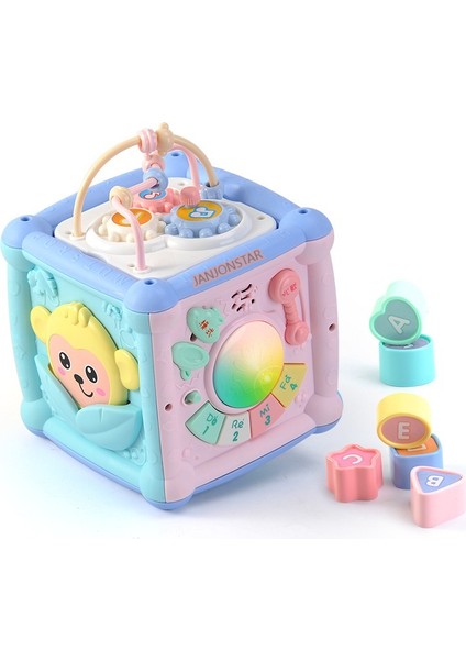 Bebek Erken Eğitim Bulmaca Altı Taraflı Küp Oyuncak 0-3 Yaş ve Yarım Şekil Eşleşen Yapı Taşları Rubik Küp Hikayesi Öğrenme Makinesi (Yurt Dışından)