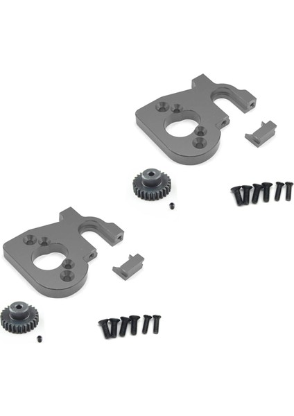 2x Rc Araba Motor Montaj Tutucusu, Titanyum Için Motor Dişlisi ile (Yurt Dışından)