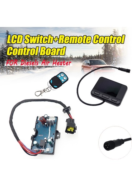 12V/24V Havalı Isıtıcı LCD Monitör Anahtarı ve Araba Kamyon Park Isıtıcısı Kontrolörü Için Uzaktan Kumanda (Yurt Dışından) fiyatları