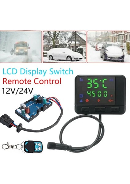 12V/24V Havalı Isıtıcı LCD Monitör Anahtarı ve Araba Kamyon Park Isıtıcısı Kontrolörü Için Uzaktan Kumanda (Yurt Dışından) indirimleri