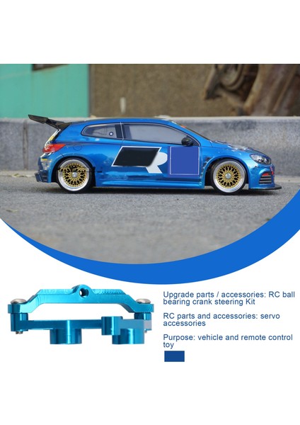 Alüminyum Alaşımlı Rulman Krank Direksiyon Seti TT02 Tt-02 TT02D TT-02D 1/10 Rc Araba Yükseltme Parçaları Aksesuarları (Yurt Dışından) fiyatları