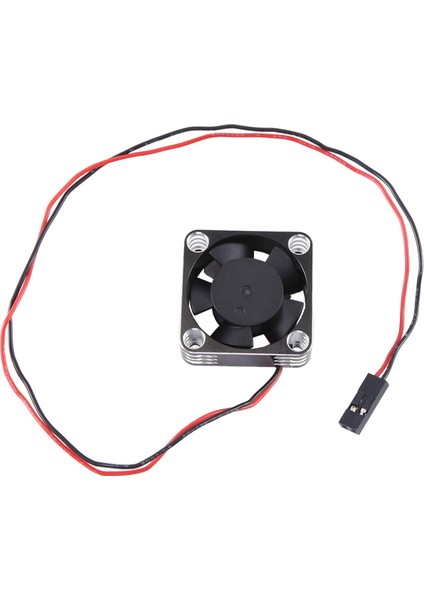 Metal Kabuk Esc Motor 25MM Rc Araba Yedek Parça Için Soğutma Fanı, Gümüş (Yurt Dışından)