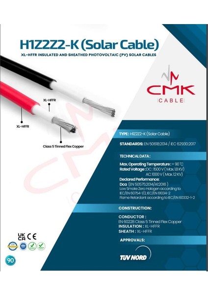 6 mm Solar Kablo Mc4 Konnektörlü 10 Metre (5 M Kırmızı+5 M Siyah) fırsatları