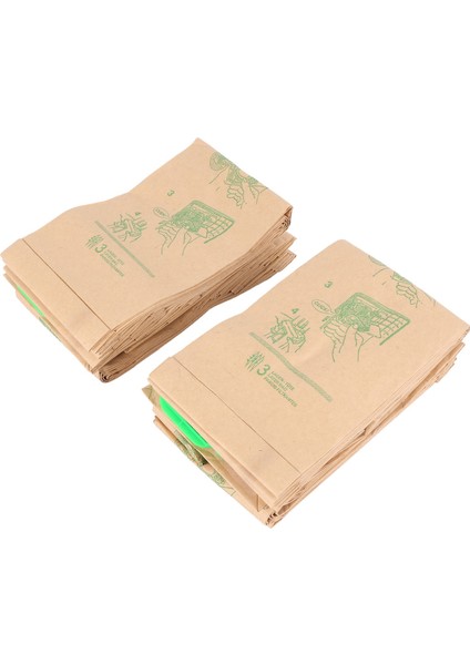 Bork V701 V702 Uyumlu Cleanfairy Elektrikli Süpürge Torbası (20 Adet) (Yurt Dışından)