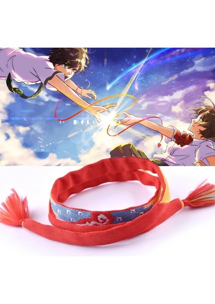 Hirigin Moda Anime Periferik Bilezik Film Adınız Miyamizu Mitsuha Bilezik Zincir Takı Saç Bandı Cosplay Aksesuarları (Yurt Dışından) modelleri