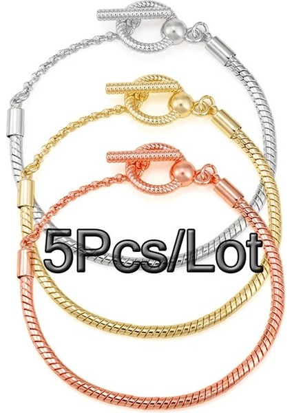 16CM Tarzı No.16 Boyutu 5 Adetlot Moments T Toka Yılan Kemik Zincir Bileklik Dıy Bilezikler Bilezik Kadınlar Için Pulseras Takı Hediye Uyar (Yurt Dışından) fiyatları