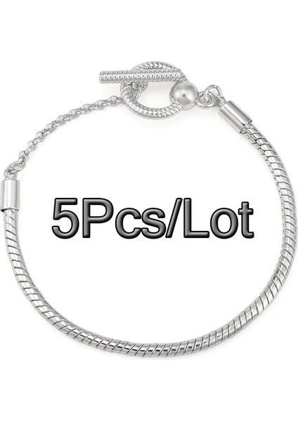 16CM Tarzı No.16 Boyutu 5 Adetlot Moments T Toka Yılan Kemik Zincir Bileklik Dıy Bilezikler Bilezik Kadınlar Için Pulseras Takı Hediye Uyar (Yurt Dışından) indirimleri