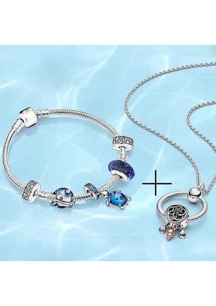 17CM Tarzı TD001 Togory Kelebek ve Çiçek Charm Bilezikler Yılan Zinciri ile Cam Boncuk Bilezik ve Bilezikler Kadınlar Için Sevgilisi Hediye Özel Teklif (Yurt Dışından)