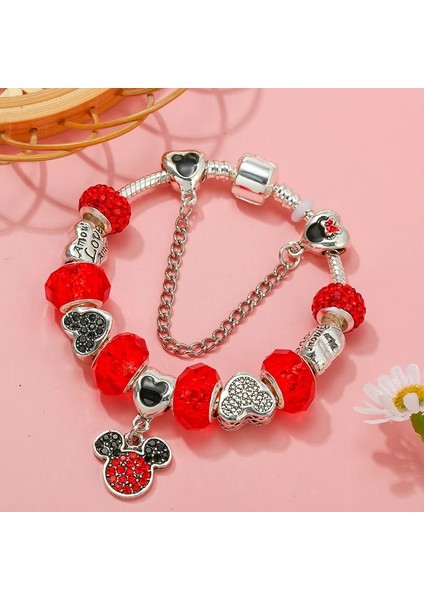 21CM Tarzı No.11 Boyutu 37 Stilleri Moda Karikatür Kristal Göz Alıcı Boncuk Dıy Kolye Çekicilik Bilezik Kadınlar Takı Için Çocuk Bilezik Hediye (Yurt Dışından)