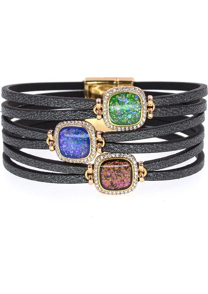 18CM Tarzı Beyaz Wellmore Lüks Kadın Bilezikler Çinko Alaşım Wrap Bilezikler Kadınlar Için Mıknatıs Bohemia Bilezikler Moda Kadın Mücevheratı (Yurt Dışından) fiyatları