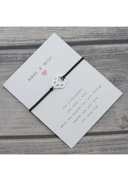 4722A Pençe Charm Şanslı Kart Halat Zincir Köpekler Kediler Kadın Bilezik Kadın Erkek En Iyi Dostluk Bilezik ve Bilezik Takı (Yurt Dışından) fiyatları