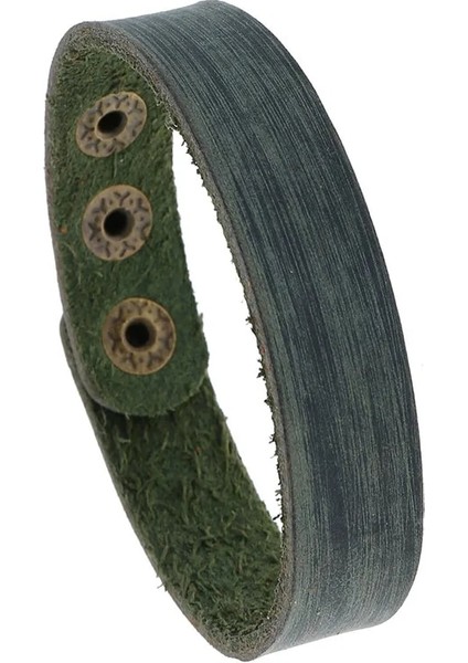 2cm Tarzı Yeşil Avrupa ve Amerika Yeni Vintage Renk Çok Genişlikli Inek Derisi Bilezikler Erkek Çok Renkli Deri Bilezik El Aksesuarları Hediye Takı (Yurt Dışından)