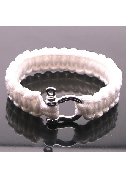 BHJTA2211 Çok Fonksiyonlu Askeri Acil Hayatta Kalma Paracord Gökkuşağı Bilezik Açık Kazıyıcı Düdük Toka Paracord Araçları (Yurt Dışından)