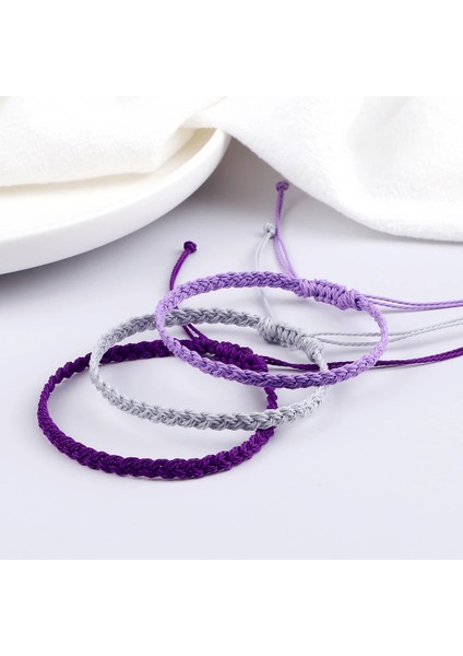 Kahve Ayarlanabilir Balmumu Iplik Örgülü Bilezik Kadın Erkek El Yapımı Renkli Tibet Buda Şanslı Bilezik ve Bilezikler Bohemian Takı (Yurt Dışından) indirimleri