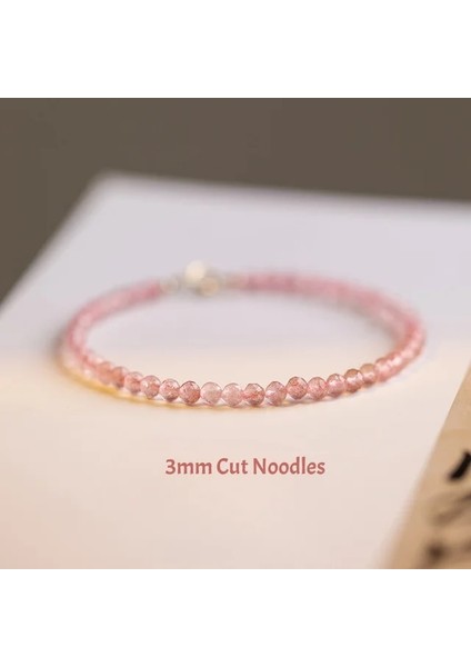 16CM Tarzı No.7 Boyutu 3 mm Doğal Kristal Boncuk Enerji Bilezik Kadınlar Için Moda Basit Yuvarlak Malakit El Yapımı Yoga Takı Bilek Aksesuarları (Yurt Dışından)