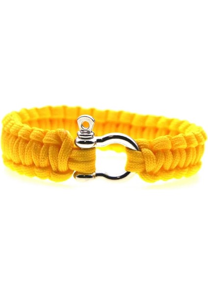 BHJTA2213 Çok Fonksiyonlu Askeri Acil Hayatta Kalma Paracord Gökkuşağı Bilezik Açık Kazıyıcı Düdük Toka Paracord Araçları (Yurt Dışından)