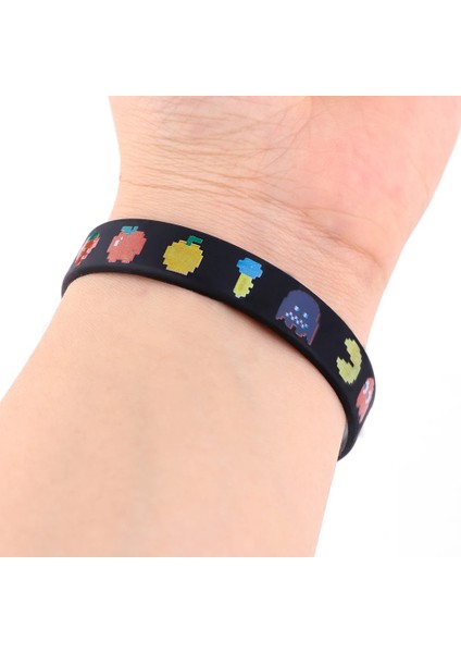 No.2 Boyutu J3411 Yeni Varış Moda Oyunu Bilezikler Trendy Silikon Lastik Bant Bilekliği El Bileklik Erkek Kadın Takı Hediyeler (Yurt Dışından) fırsatları