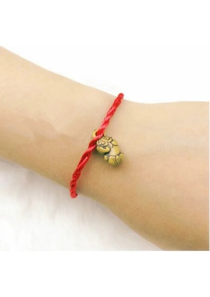 LA180 Laoiserie Moda Mizaç Taklit Ahşap Kalp Daire Balık Örgülü Kırmızı Halat Bilezik Kadın Doğum Günü Hediyesi Takı (Yurt Dışından) indirimleri