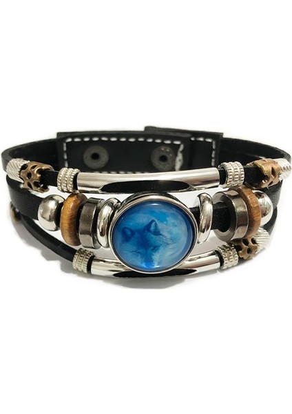 WKL50 Jweıjıao Ukrayna Ulusal Amblem Bilezik Vintage Trident Görüntü Bileklik Yuvarlak Cabochons Takılar Jewelrys WKL42 (Yurt Dışından)