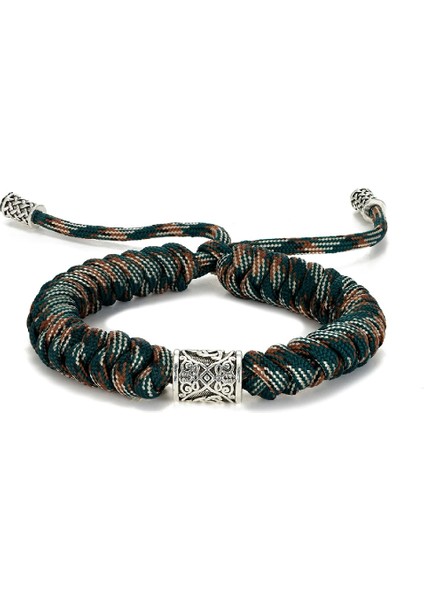 Siyah Iskandinav Vikings Runes Boncuk Bilezik Erkekler Tılsım Valknut El Yapımı Paracord Halat Bileklik Muska Kamp Survival Takı Hediyeler (Yurt Dışından)