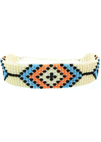 No.8 Boyutu Amıu El Yapımı Tohum Boncuk Dostluk Bilezik Boncuklu Özel Mix-Renk Göz Dostluk Bilezikler Kadınlar Için Me (Yurt Dışından)