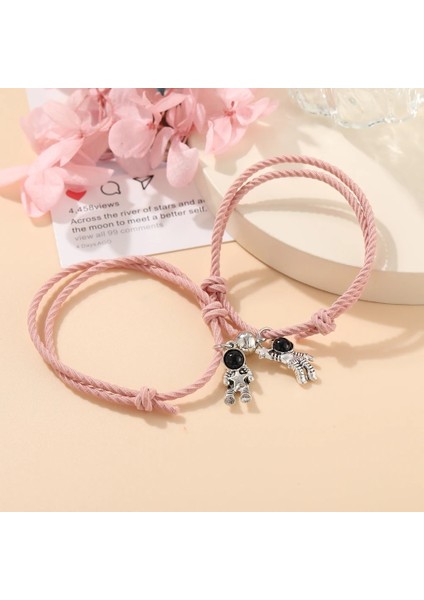 OV692006 Et Çift Bilezik Astronot Yıldız Mıknatıs Topu Eşleşen Bilezikler Sevgilisi Kalp Manyetik Bilezik Dostluk Sevgililer Günü (Yurt Dışından) indirimleri